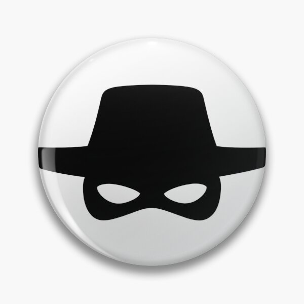 Item preview, Minimal Black Mystery Hat and Mask Design designed and sold by EgoSovereign.