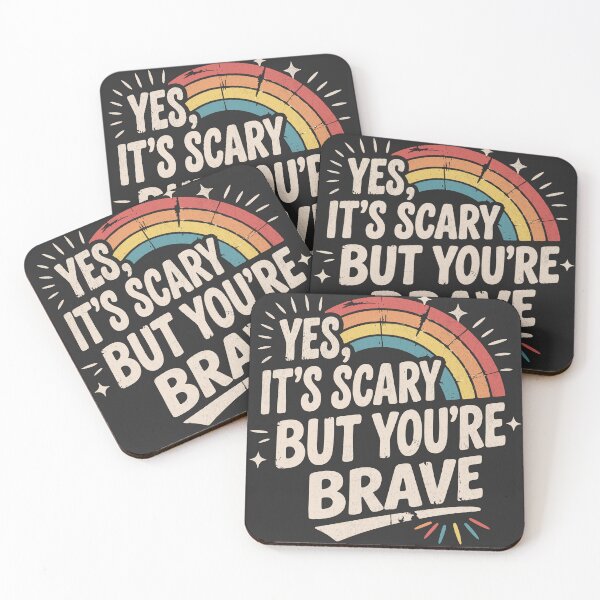Item preview, Scary But Brave designed and sold by BeansterNL.