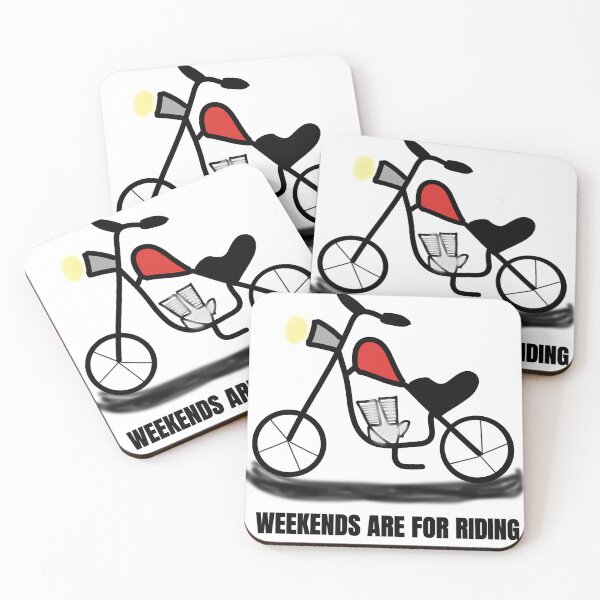 Item preview, Weekends Are For Riding Funny Biker Motorcycle Quote designed and sold by Shopovibe.