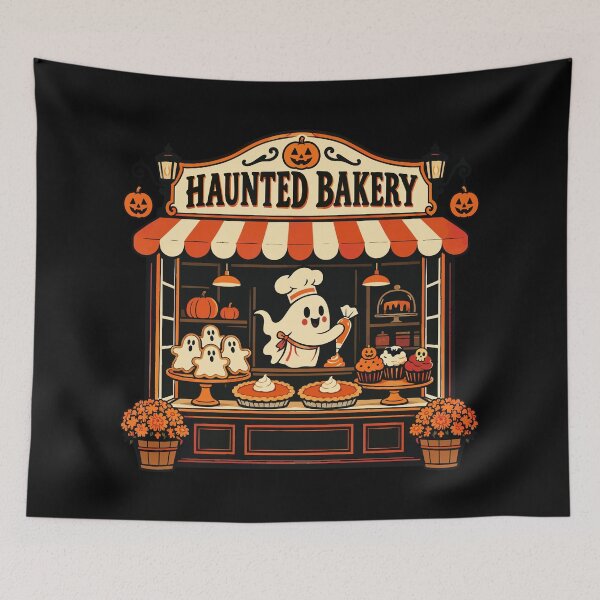 Item preview, Haunted Bakery – Ghost Baker and Spooky Halloween Treats designed and sold by Uglyandcute.