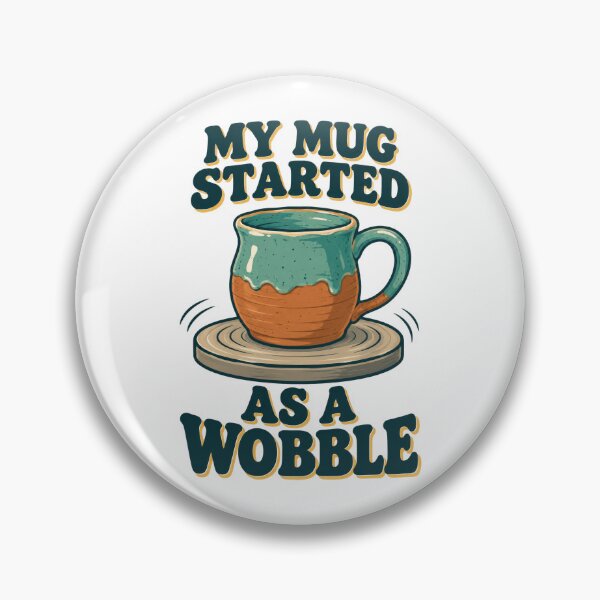 Item preview, Pottery Mug Started as a Wobble designed and sold by Katalice Design.