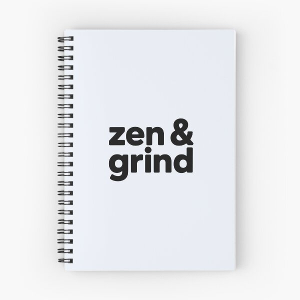 Item preview, Zen & Grind – Minimalist Fitness Lifestyle Quote designed and sold by Jollys-ArtShop.