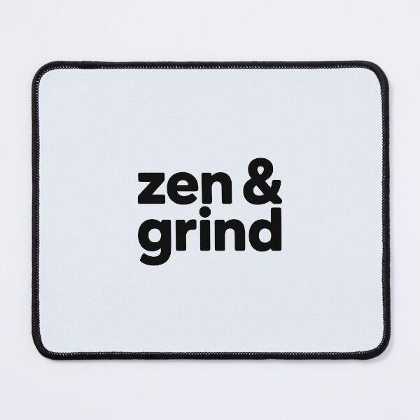 Item preview, Zen & Grind – Minimalist Fitness Lifestyle Quote designed and sold by Jollys-ArtShop.