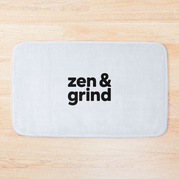 Item preview, Zen & Grind – Minimalist Fitness Lifestyle Quote designed and sold by Jollys-ArtShop.