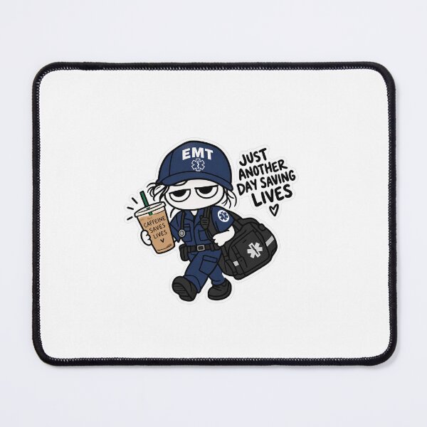 Item preview, EMT sticker funny designed and sold by mitosister.