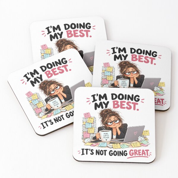 Item preview, I’m Doing My Best It’s Not Going Great – Funny Adult Humor Shirt designed and sold by MotylekAnia.
