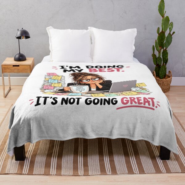 Item preview, I’m Doing My Best It’s Not Going Great – Funny Adult Humor Shirt designed and sold by MotylekAnia.