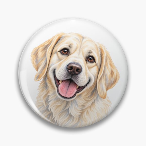 Item preview, White Labrador Portrait – Gentle, Loyal & Beautiful Dog Art designed and sold by Greenview-Gifts.