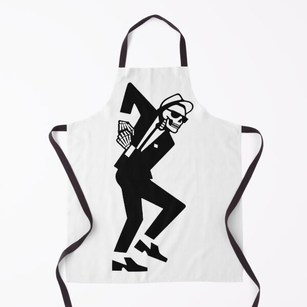 Item preview, Skanking Rude Boy Skeleton - Ska Dancing Skull designed and sold by Douglystuff.