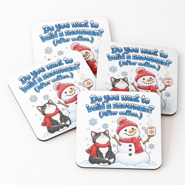 Item preview, Funny Tuxedo Cat Snowman Coffee Winter Christmas designed and sold by tobbyasz.