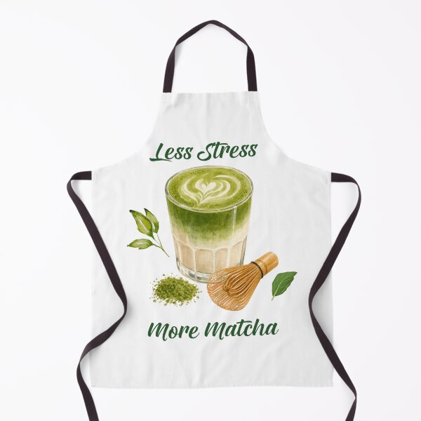 Item preview, Less Stress More Matcha Cute Iced Latte designed and sold by SoukaArtStore.