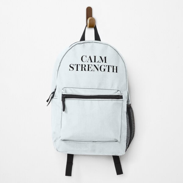 Item preview, Calm Strength – Minimalist Fitness Motivation Quote designed and sold by Jollys-ArtShop.