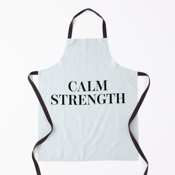 Item preview, Calm Strength – Minimalist Fitness Motivation Quote designed and sold by Jollys-ArtShop.