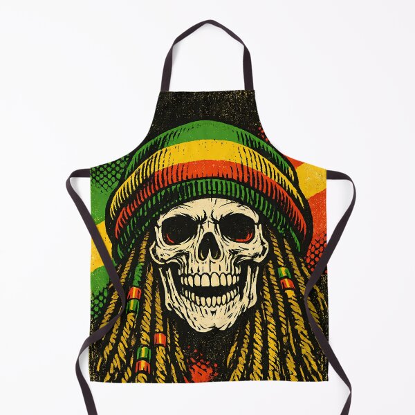 Item preview, Rasta Skull – Esqueleto rastafari jamaicano de terror reggae designed and sold by Douglystuff.