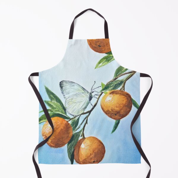 Artikelvorschau, Orangen und Schmetterling (Aquarell) entworfen und verkauft von evamajor.