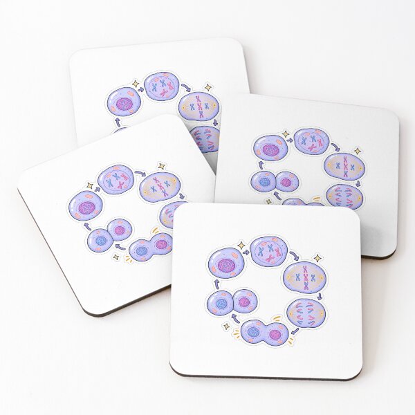 Item preview, Mitosis cute science biology sticker designed and sold by mitosister.