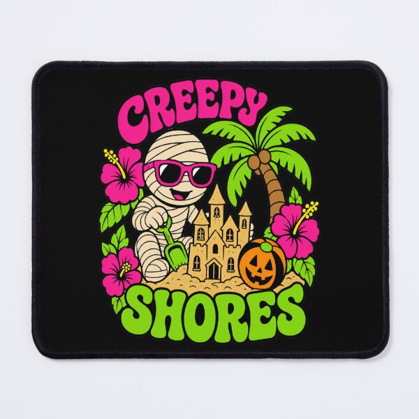 Item preview, Retro Creepy Shores Mummy Summer Halloween designed and sold by Design Vibras.