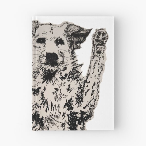 Item preview, Terrier Dog Waving | Hand-Drawn Line Art designed and sold by EcologicalArt.