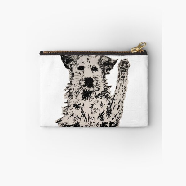 Item preview, Terrier Dog Waving | Hand-Drawn Line Art designed and sold by EcologicalArt.