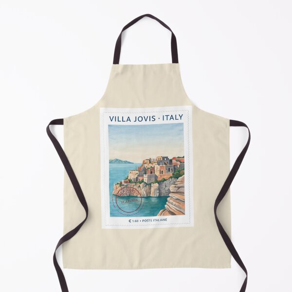 Item preview, Villa Jovis Capri Italy Roman Ruins Stamp Art designed and sold by stickercuffs.