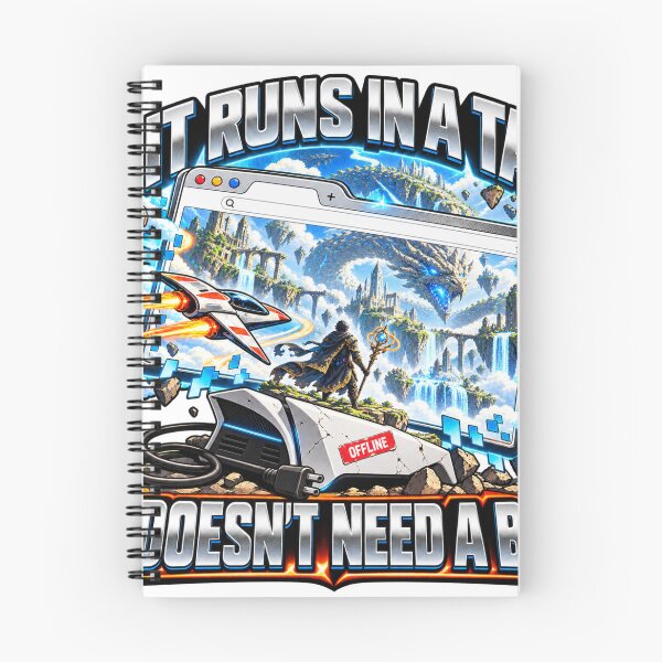 Item preview, If It Runs in a Tab No Box designed and sold by Jon stevanka.