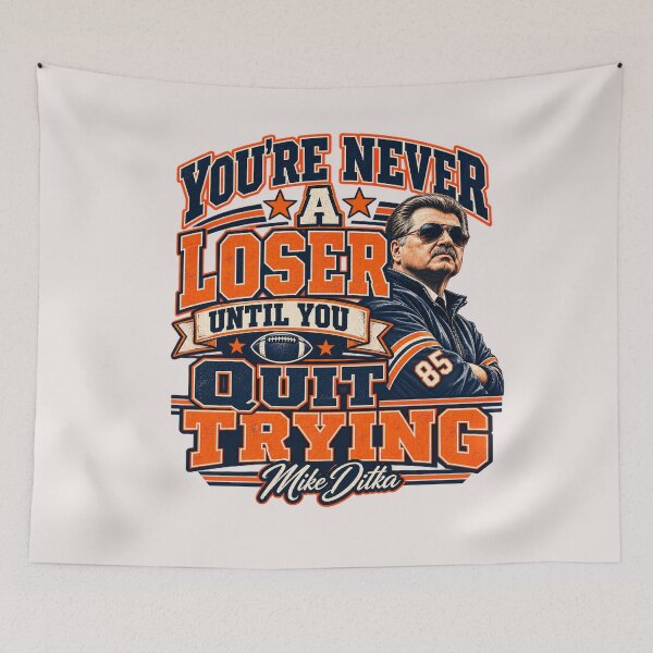 Aperçu de l'œuvre Mike Ditka créée et vendue par creativecolage.