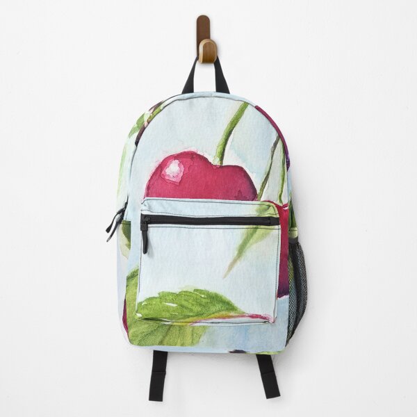 Item preview, Mediterranean Cherry Branch — Watercolor Painting designed and sold by evamajor.