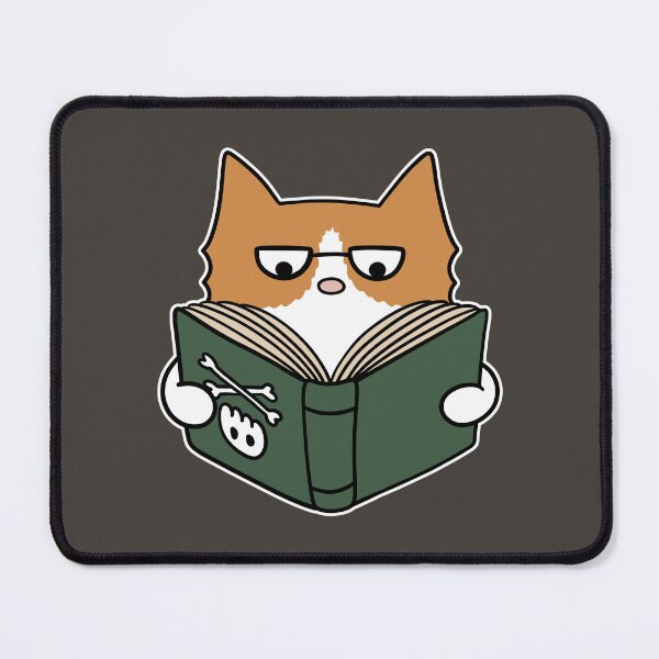 Item preview, Orange Cat Reading Spooky Book Halloween designed and sold by Sollomio.