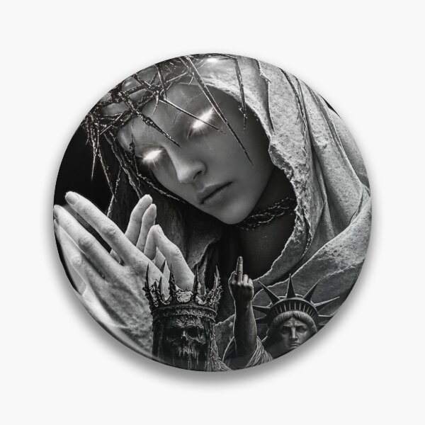 Item preview, Divine Darkness – Golden Thorn Crown | StudioHugo Gothic Celestial Art designed and sold by StudioHugo.