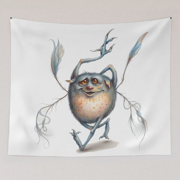 Item preview, Cute Whimsical Fantasy Monster designed and sold by FVO-italydesign.
