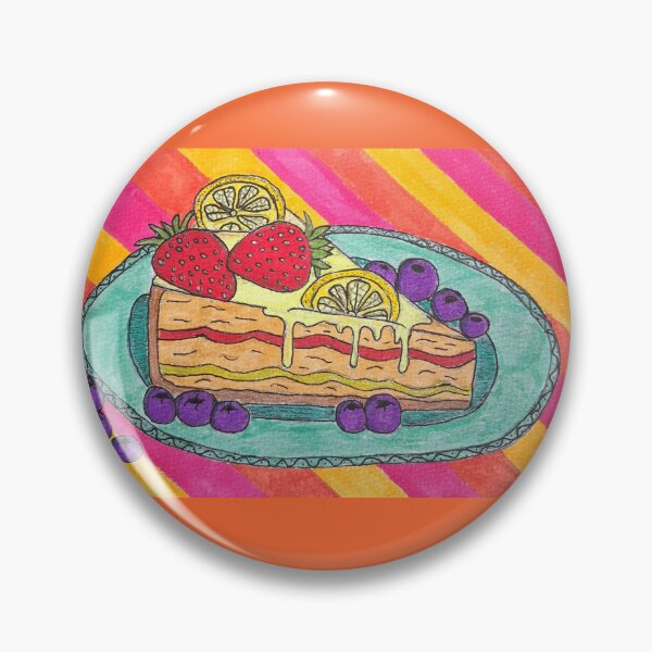 Item preview, Citrus & Berry Slice Cheesecake designed and sold by ChereArt26.