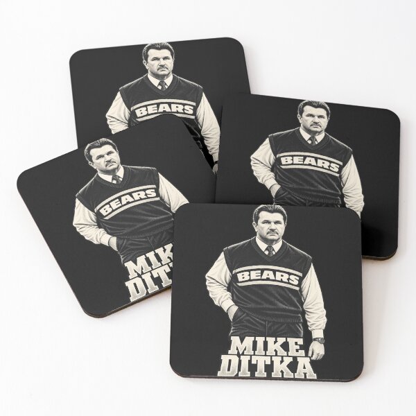 Artikelvorschau, Mike Ditka Schwarz-Weiß-Bären-Pullover-Porträt entworfen und verkauft von bootycatclube.