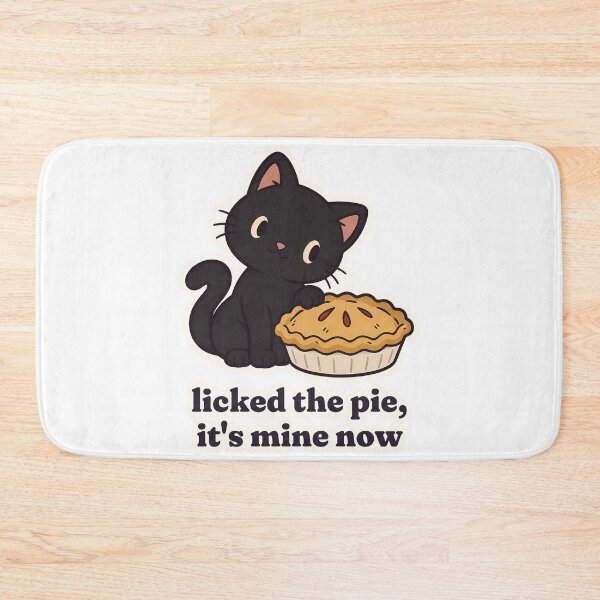 Item preview, Black Cat Licked the Pie Funny Thanksgiving designed and sold by OuqCreations.