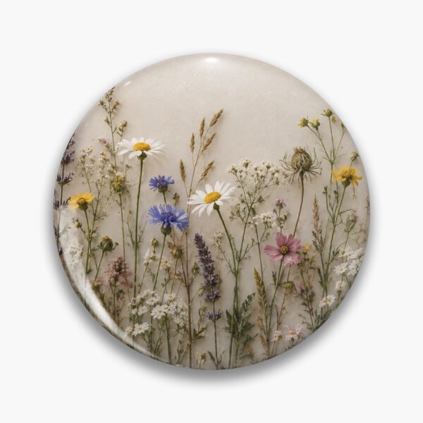 Item preview, Wildflower Meadow 3D Botanical Art – Cottagecore Floral Garden designed and sold by GSizzle1.