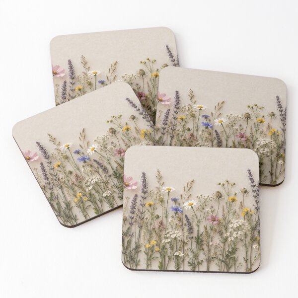 Item preview, Wildflower Meadow 3D Botanical Art – Cottagecore Floral Garden designed and sold by GSizzle1.