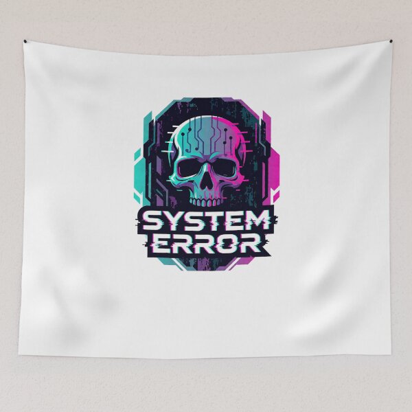 Item preview, Cyberpunk Glitch Skull with Circuit Board - System Error - Neon Techwear Graphic designed and sold by cannsuh.