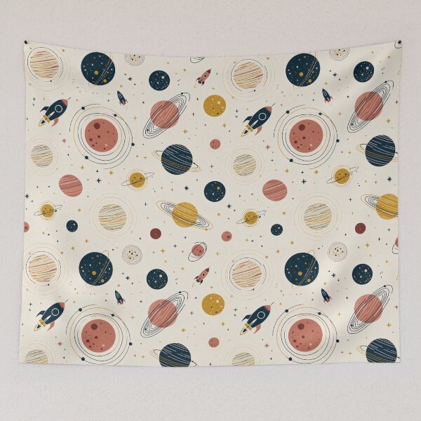 Aperçu de l'œuvre Planets and Orbits créée et vendue par ArtfulAdv.