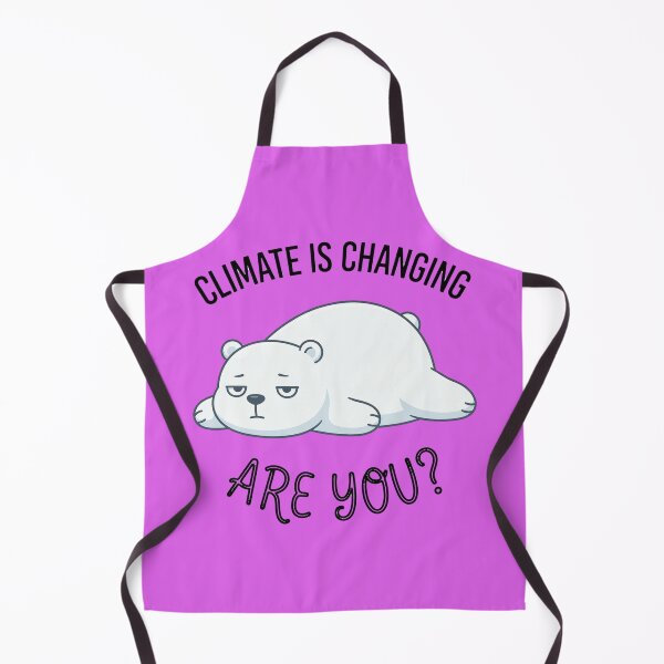 Item preview, Lazy Polar Bear Climate Awareness Cartoon designed and sold by matrixvip.