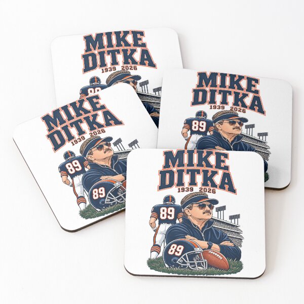 Artikelvorschau, Mike Ditka 1939–2026 Visierhelm-Stadion-Tribut entworfen und verkauft von bootycatclube.