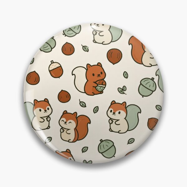 Item preview, Squirrels and Hazelnuts designed and sold by ArtfulAdv.
