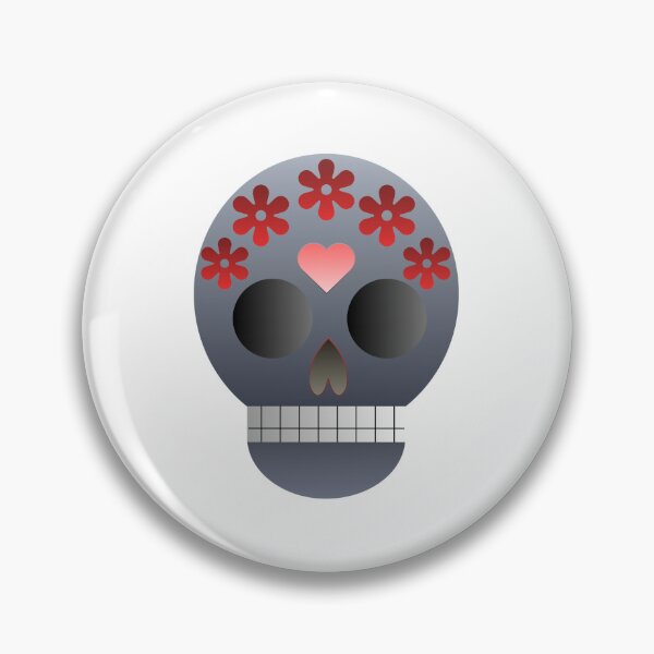 Item preview, Geometrical Black Ombre Sugarskull designed and sold by by-anemoia.