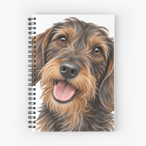 Item preview, Wirehaired Dachshund Portrait – Spirited & Mischievous Dog Art designed and sold by Greenview-Gifts.