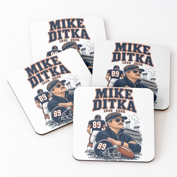 Artikelvorschau, Mike Ditka 1939–2026 Stadionhelm Nummer 89 entworfen und verkauft von bootycatclube.