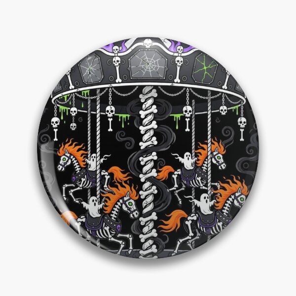Item preview, The Cursed Carousel — One Ride After Midnight - Halloween  designed and sold by DibujandoPorfa.