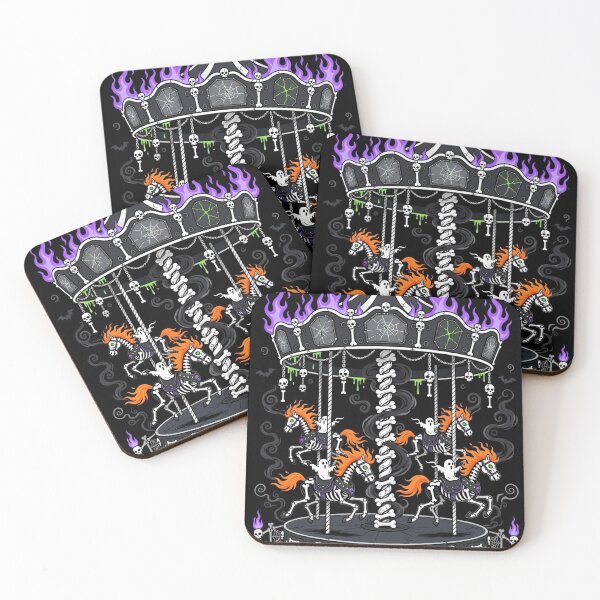 Item preview, The Cursed Carousel — One Ride After Midnight - Halloween  designed and sold by DibujandoPorfa.