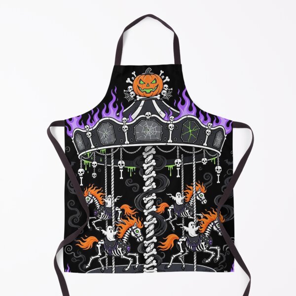 Item preview, The Cursed Carousel — One Ride After Midnight - Halloween designed and sold by DibujandoPorfa.
