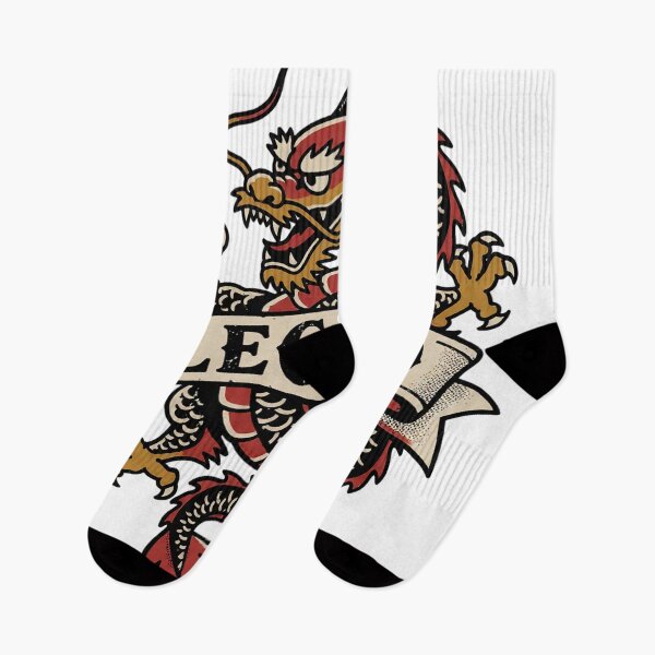Item preview, Neo-Traditional Eastern Dragon Tattoo Flash - Legend - Vintage Bold Mythological Art designed and sold by cannsuh.