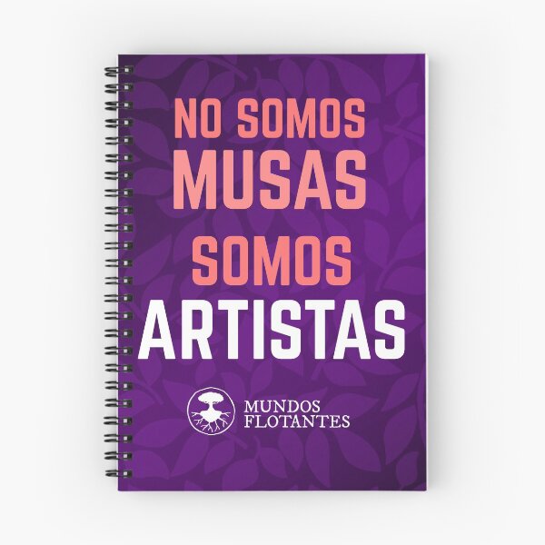 Item preview, We are not muses, we are artists - purple background designed and sold by Mundos Flotantes.