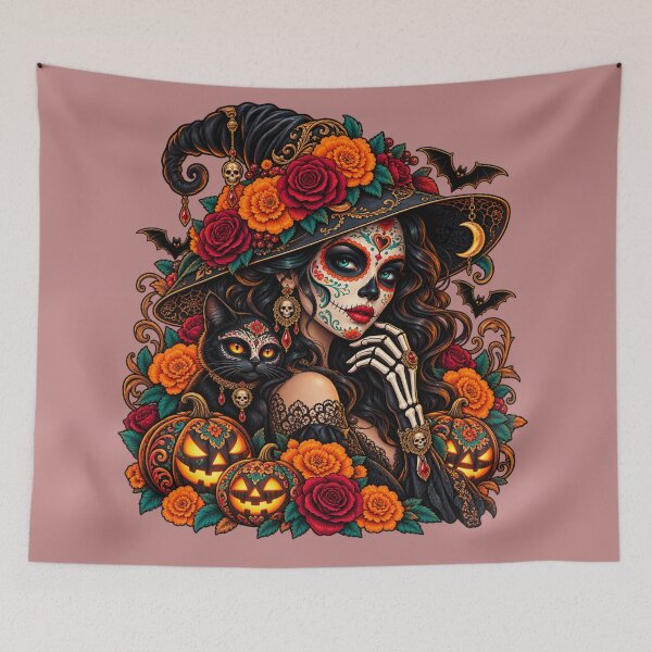 Item preview, Halloween and Dia De Los Muertos designed and sold by JaroDesign2023.