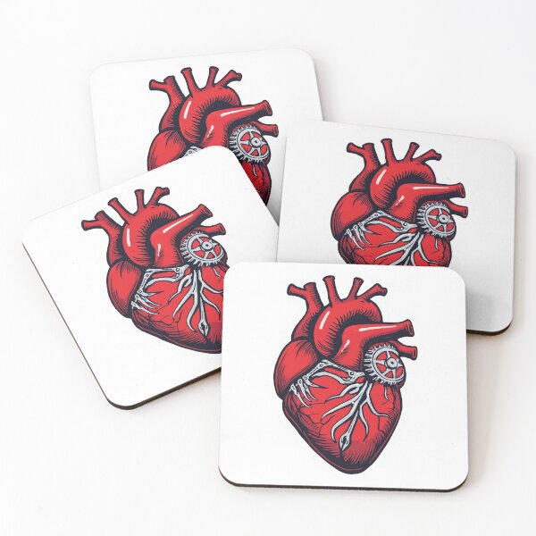 Item preview, Cyberpunk Mechanical Cardio Heart Sticker designed and sold by Stylestickers55.